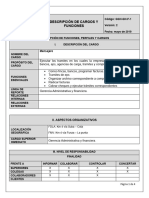 Formato de Descripción de Cargos y Funciones