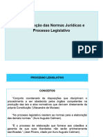 Classificação Das Normas Jurídicas e Processo Legislativo