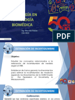 Metrología en Tecnología Biomédica Clases 5-6 (2 023)