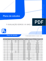 2024 1 Avaliacao Edros 6 Ano Plano de Estudos