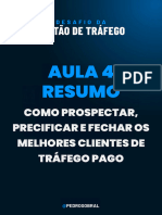 Resumo Aula 4 Como Prospectar Precificar e Fechar Os Melhor Clientes