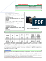 Diesel Generating Set BF-C1100: Standby Power 50Hz 880KW / 1100KVA Prime Power 50Hz 800KW / 1000KVA