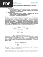 Guía de Práctica 1 - Potencia, Pérdidas, y Rendimiento de Un Motor