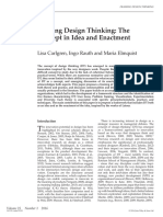 Carlgren Et Al, 2016, Framing Design Thinking