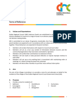 Terms of Reference - Villages Committee