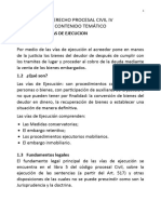 Derecho Procesal Civil Iv. Contenido Tematico