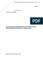 Fornecimento de Energia Elétrica em Média Tensão Rede de Distribuição Aérea Ou Subterrânea