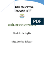 Guía de Contenidos 8vo