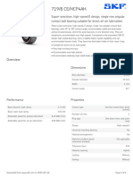 SKF 719 - 8 CE - HCP4AH Specification