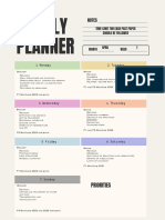 Weekly Planner PDF