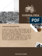 Apresentação História Sobre Guerra Fotográfico Moderno Marrom Bege