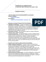 Arezzo&CO Sustentabilidade - Fundamentos de Adm - Turma 2 - EBAPE