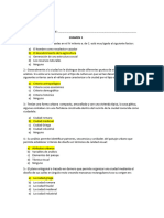 Examen 1, Curso de Urbanismo 1A (RESUELTO)