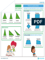 Tipos de Triángulos Tipos de Cuadriláteros: Cuadrado Rectángulo