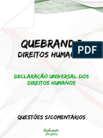 Declaracao Universal Dos Direitos Humanos QUESTOES