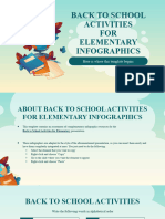 Back To School Activities For Elementary Infographics by Slidesgo