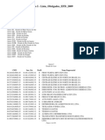 Lista Obrigados EFD 2009