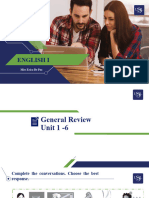 General Review - English I