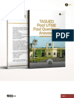 TASUED Post UTME Past Questions 3