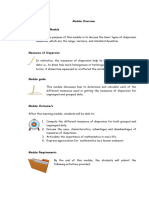 MMW Module 7 - Measures of Dispersion