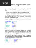 TRIGGER Genérico para Auditar Cambios en Una Tabla