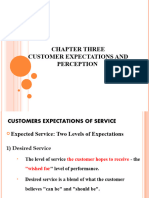 Chapter 3 CUSTOMER EXPECTATIONS AND PERCEPTION-1