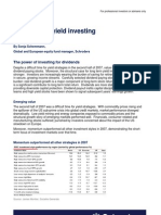 The Case For Yield Investing: Schroders