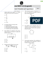 ????? Electrostatic Potential and Capacitance DPP 06of Lec