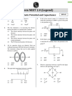 ????? Electrostatic Potential and Capacitance DPP 05of Lec