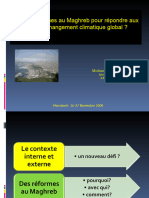 Réformes Au Maghreb Pour Répondre Aux Défis Du Changement Climatique