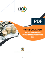 Guide D'utilisateur Déclaration Annuelle Des Particuliers - 082146