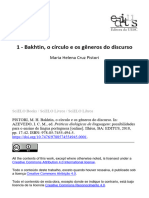 Bakhtin o Circulo e Os Generos Do Discur