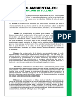 La Contaminación en Sullana