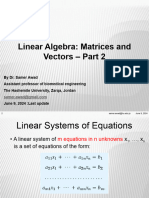 Matrices Part 2