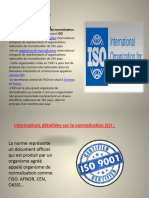 ISO - Organisation Internationale de Normalisation