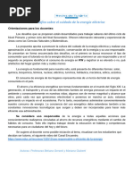 ¿Sabemos Cuidar La Energía Eléctrica