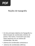 Noções de Topografia