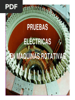 Pruebas Eléctricas en Maquinas Rotativas