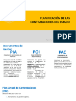 Planificación de Las Contrataciones Del Estado