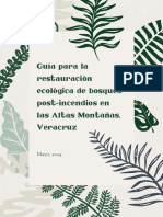 Guía para La Restauración Ecológica de Bosques Post-Incendios en Las Altas Montañas, Veracruz