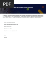 Módulo 1. Conceptos Generales Sobre La Gestión Del Tiempo