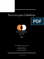 CONSEJOS ALFA - Proyecto para Caballeros