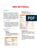 Magnitudes Fisicas para Tercer Grado de Secundaria