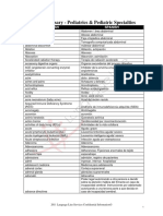 Pediatrics Glossary ENG-SPA