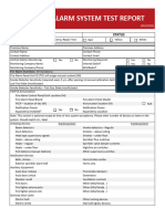 Fire Alarm Test Report