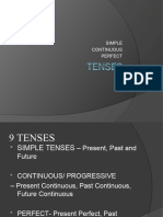 A Must Show Verb Tenses