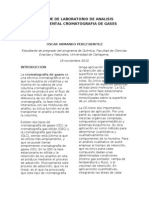 Informe de Lab Oratorio de Analisis Instrumental Cromatografia de Gases 2