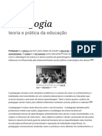 Pedagogia - Wikipédia, A Enciclopédia Livre