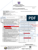 Recla SAMPLE Erf and Checklist GUIDE