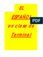 Programa o Fasciculo de Español